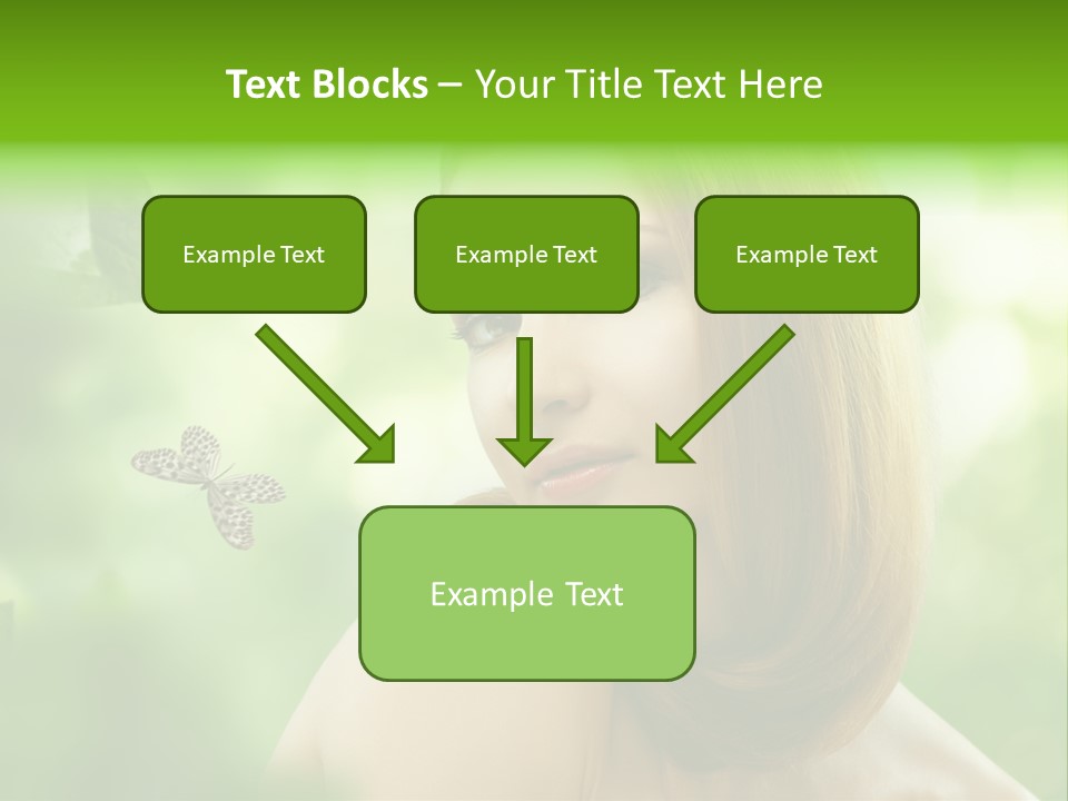 Woman Treatment Freshness PowerPoint Template