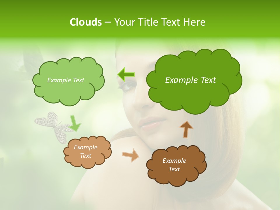 Woman Treatment Freshness PowerPoint Template