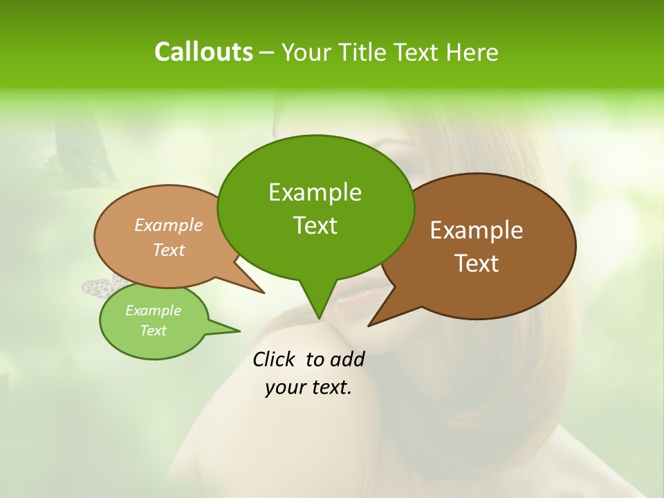 Woman Treatment Freshness PowerPoint Template