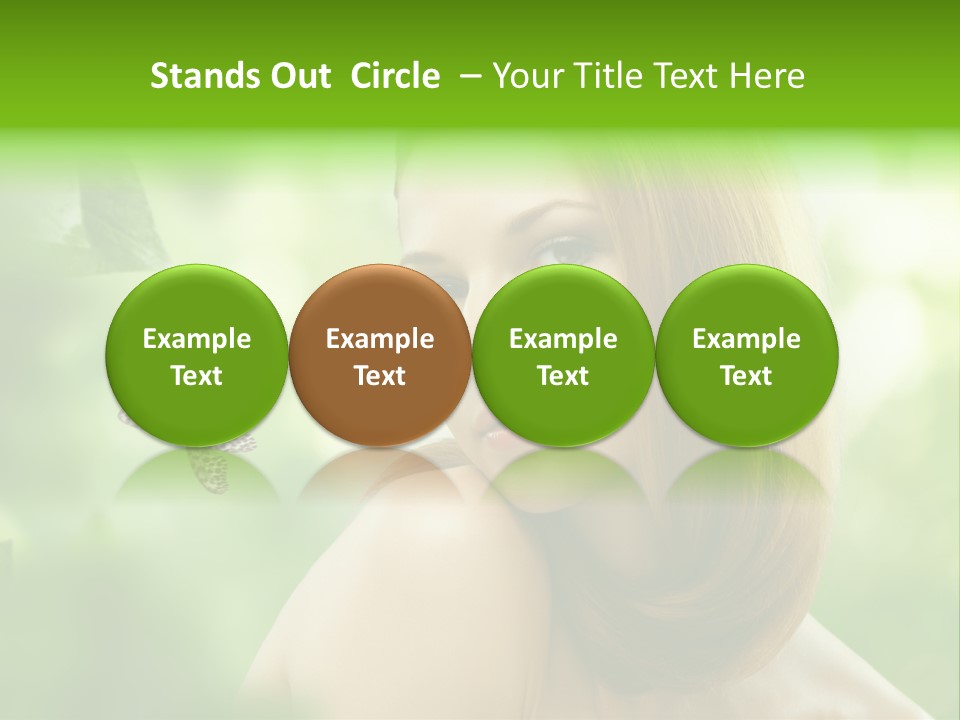 Woman Treatment Freshness PowerPoint Template