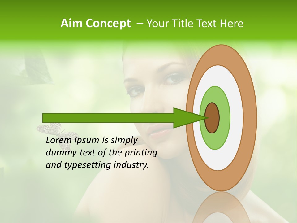 Woman Treatment Freshness PowerPoint Template