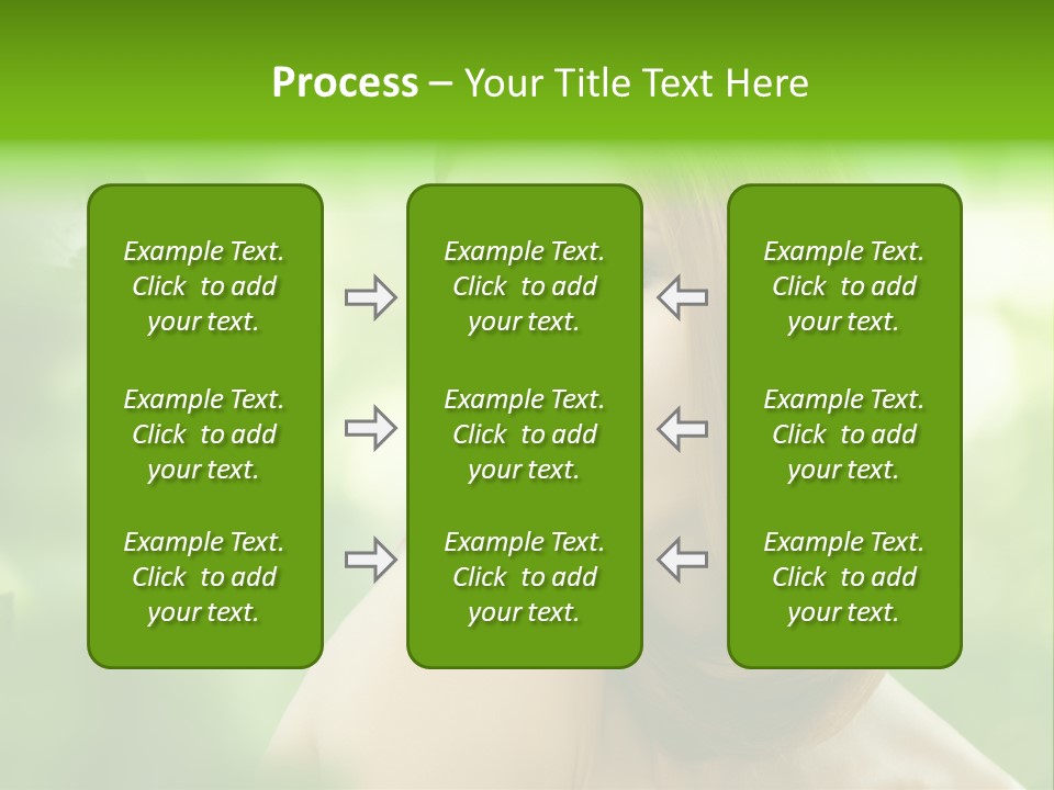 Woman Treatment Freshness PowerPoint Template
