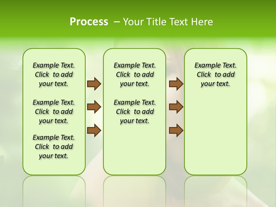 Woman Treatment Freshness PowerPoint Template