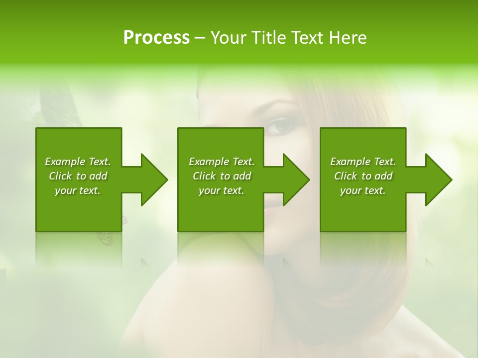 Woman Treatment Freshness PowerPoint Template