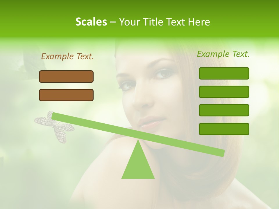 Woman Treatment Freshness PowerPoint Template