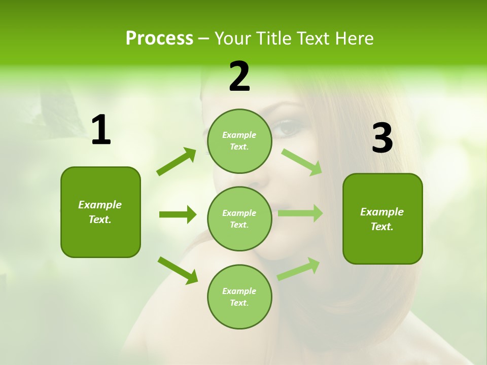 Woman Treatment Freshness PowerPoint Template