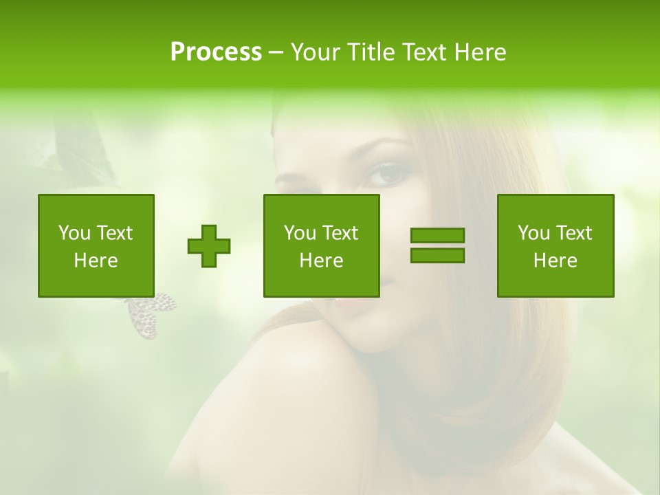 Woman Treatment Freshness PowerPoint Template