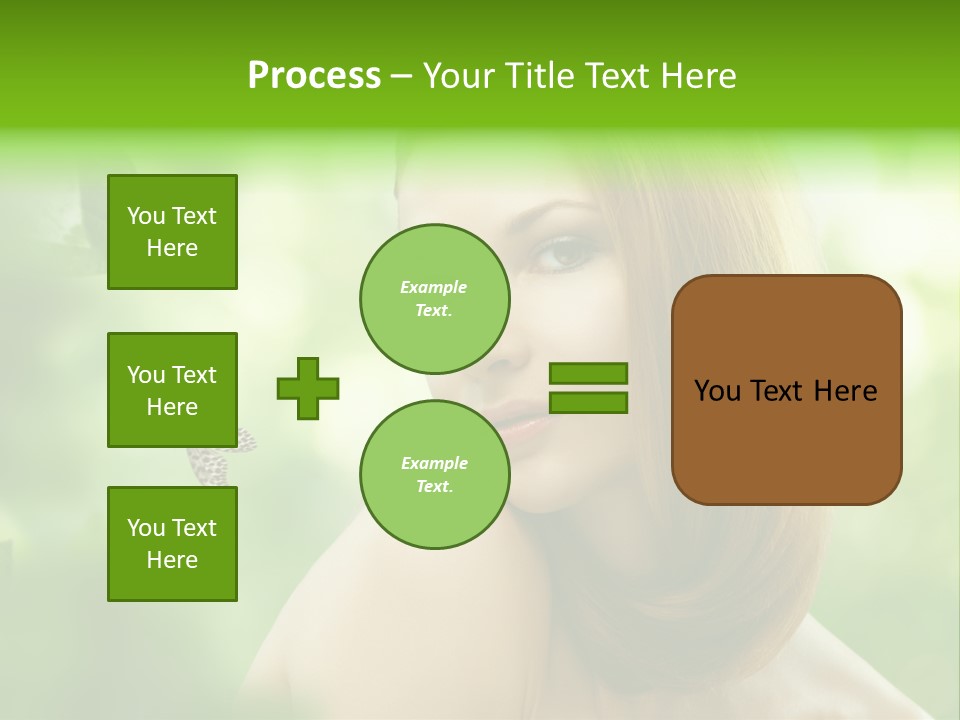 Woman Treatment Freshness PowerPoint Template