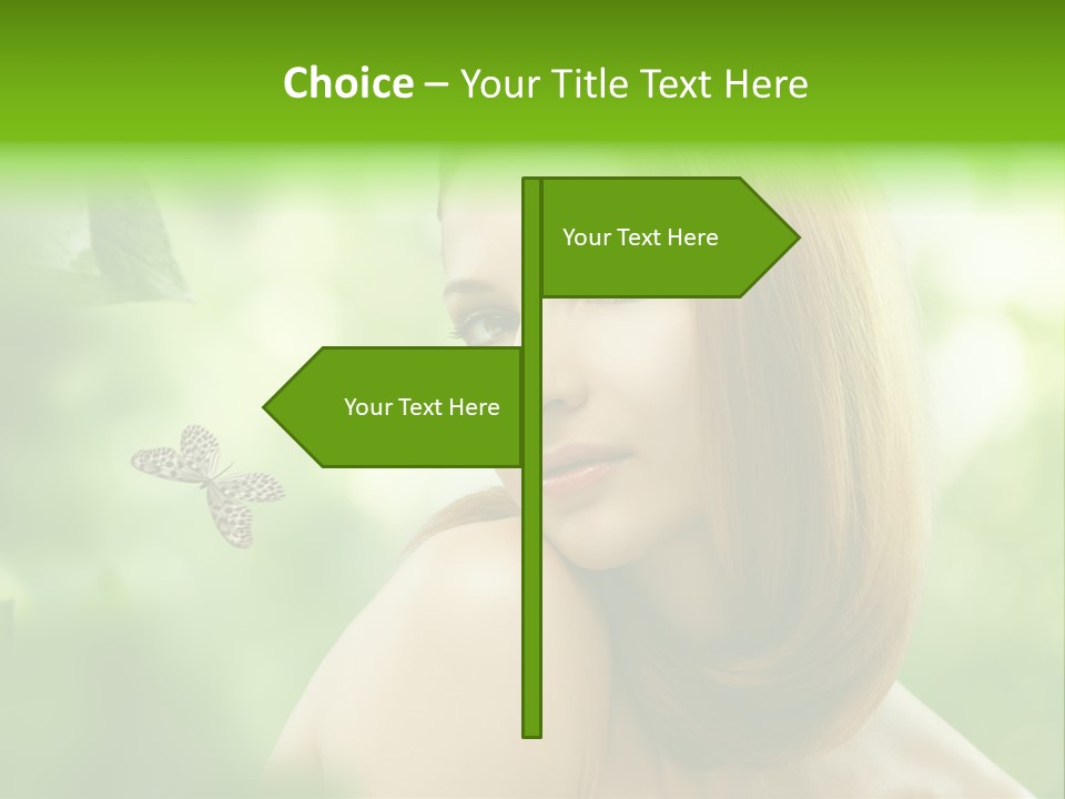 Woman Treatment Freshness PowerPoint Template