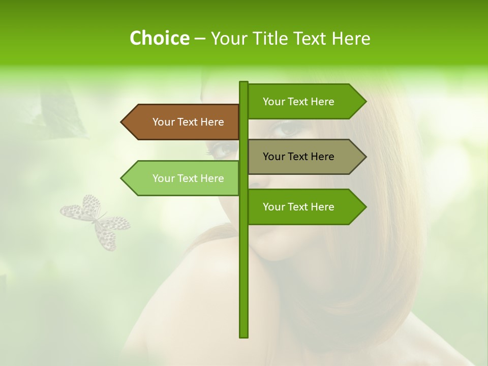 Woman Treatment Freshness PowerPoint Template