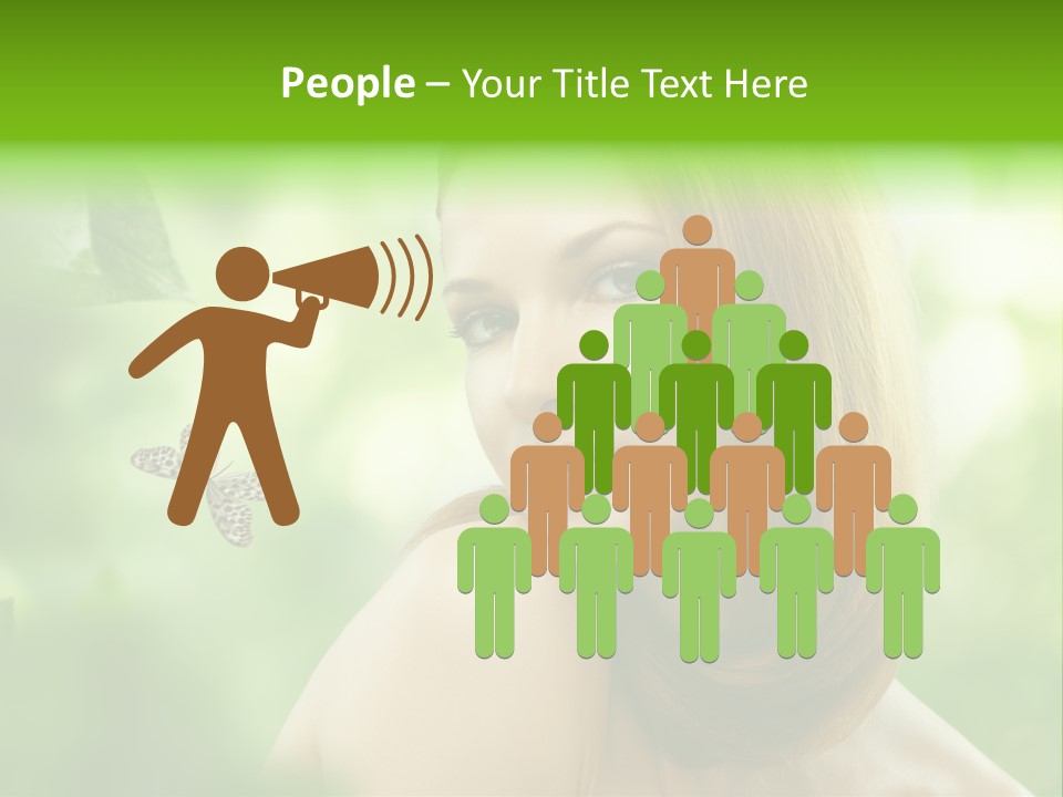 Woman Treatment Freshness PowerPoint Template