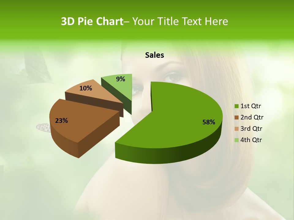 Woman Treatment Freshness PowerPoint Template