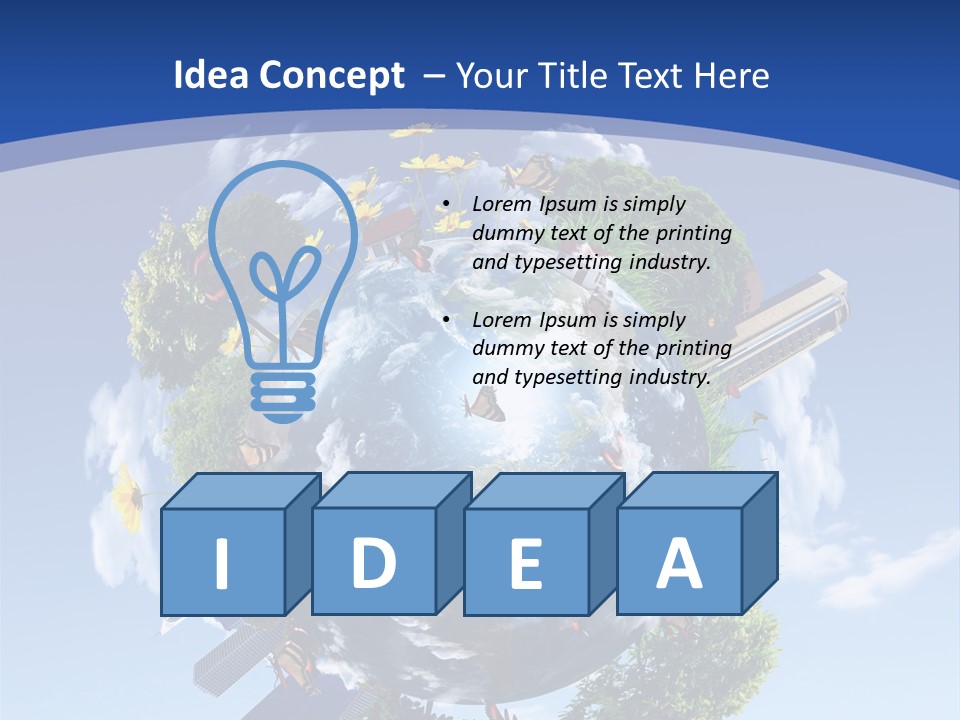 Baum Bonsaiausstellung Bonsai PowerPoint Template