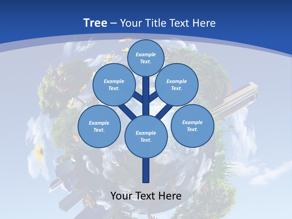 Baum Bonsaiausstellung Bonsai PowerPoint Template
