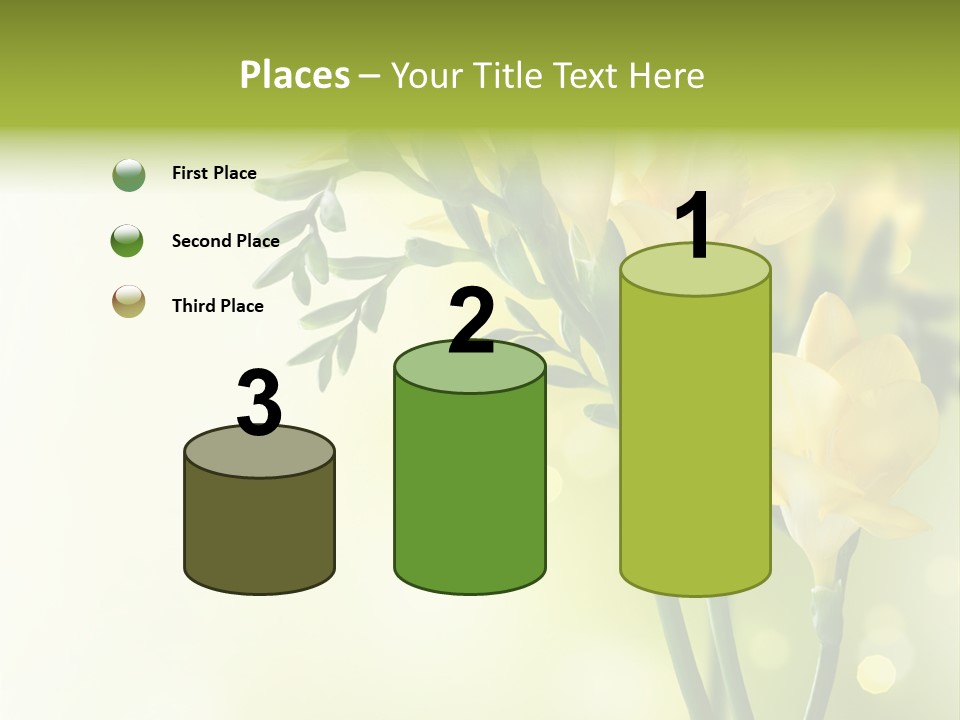 Copy Space Bloom Greeting PowerPoint Template