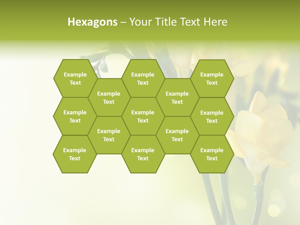 Copy Space Bloom Greeting PowerPoint Template