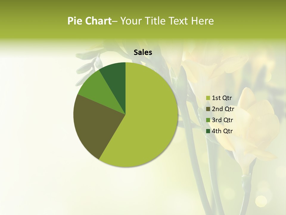 Copy Space Bloom Greeting PowerPoint Template