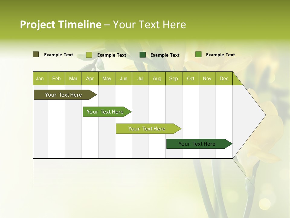 Copy Space Bloom Greeting PowerPoint Template