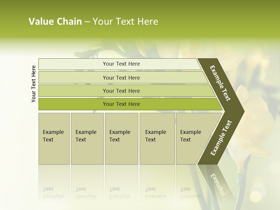 Copy Space Bloom Greeting PowerPoint Template