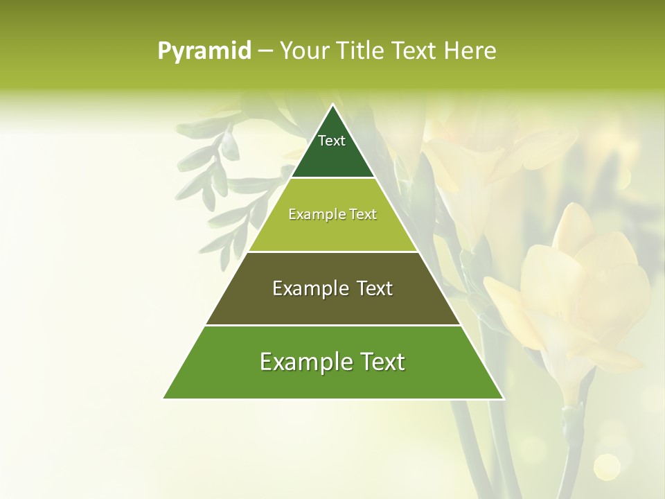 Copy Space Bloom Greeting PowerPoint Template