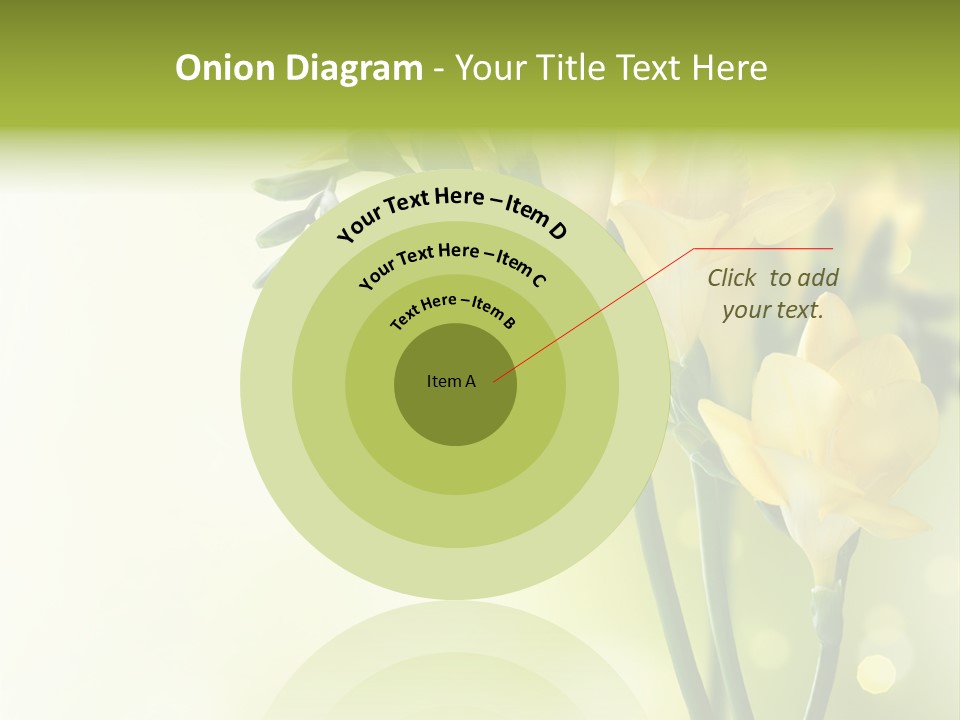 Copy Space Bloom Greeting PowerPoint Template