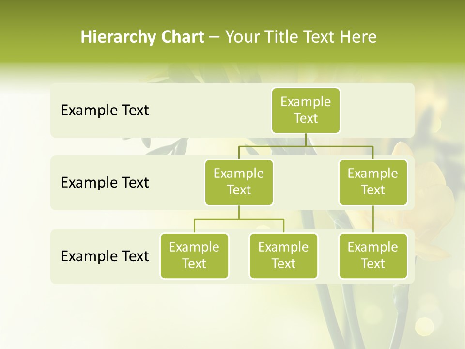 Copy Space Bloom Greeting PowerPoint Template