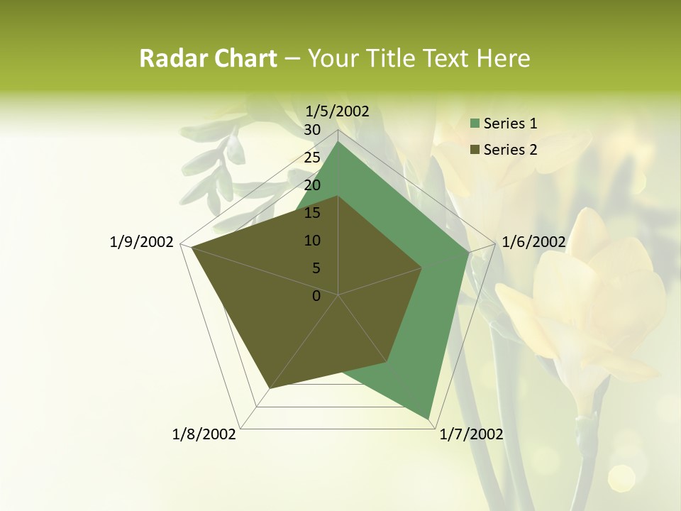 Copy Space Bloom Greeting PowerPoint Template