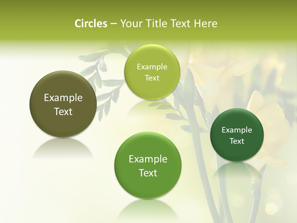 Copy Space Bloom Greeting PowerPoint Template