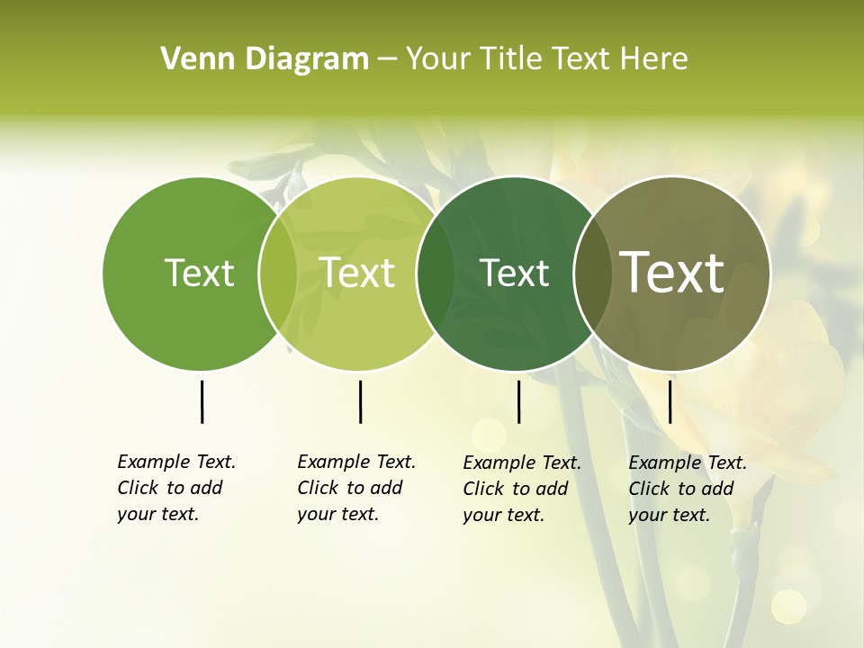Copy Space Bloom Greeting PowerPoint Template