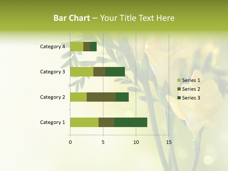 Copy Space Bloom Greeting PowerPoint Template