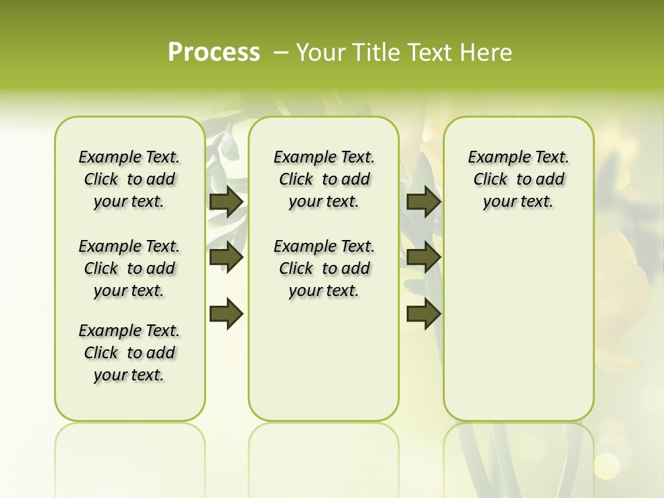 Copy Space Bloom Greeting PowerPoint Template