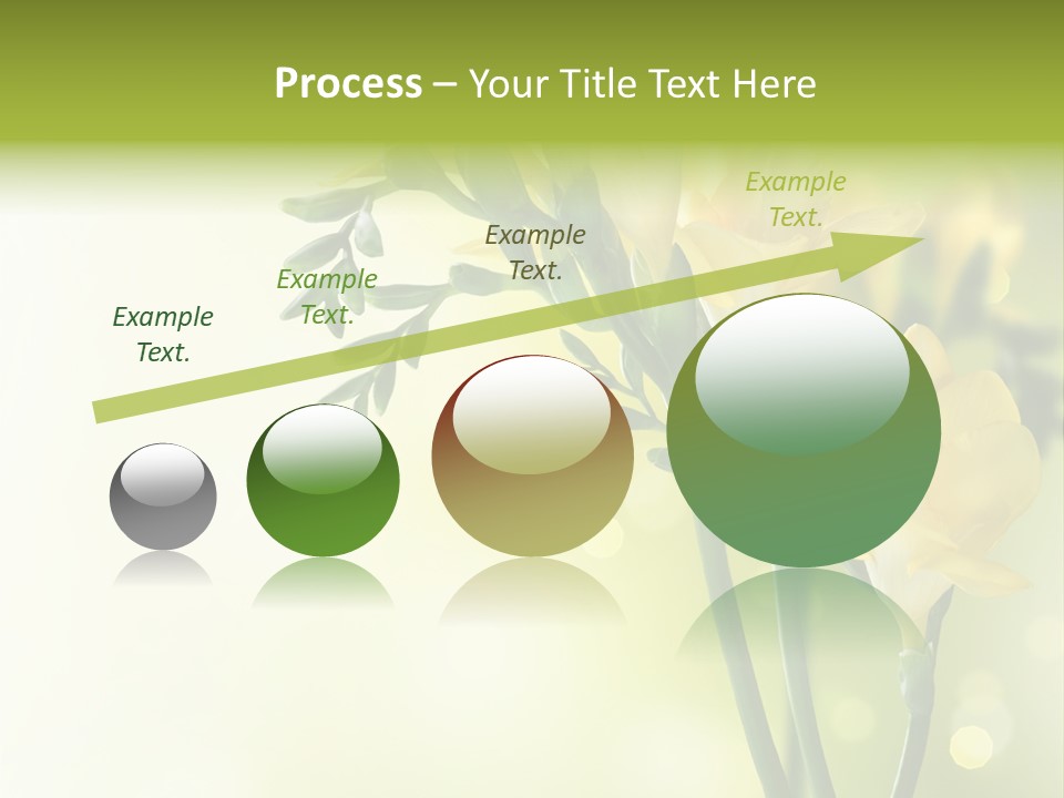 Copy Space Bloom Greeting PowerPoint Template