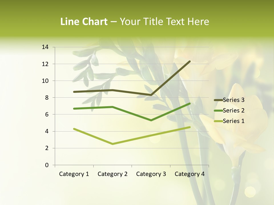 Copy Space Bloom Greeting PowerPoint Template