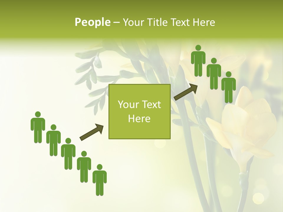 Copy Space Bloom Greeting PowerPoint Template