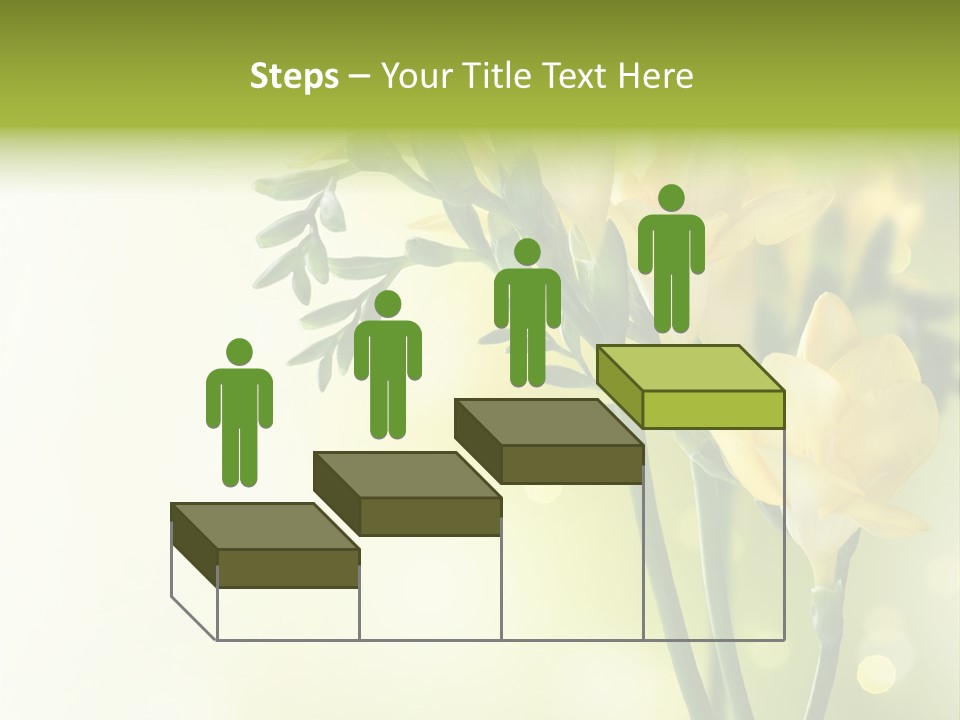 Copy Space Bloom Greeting PowerPoint Template