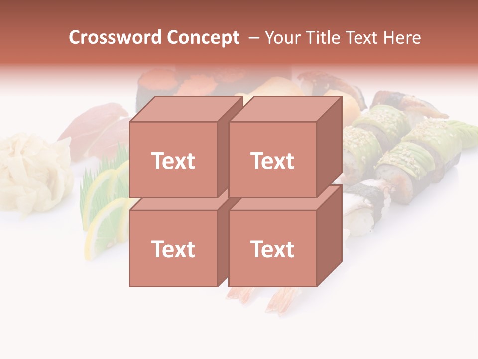 Background Caviar Sea PowerPoint Template