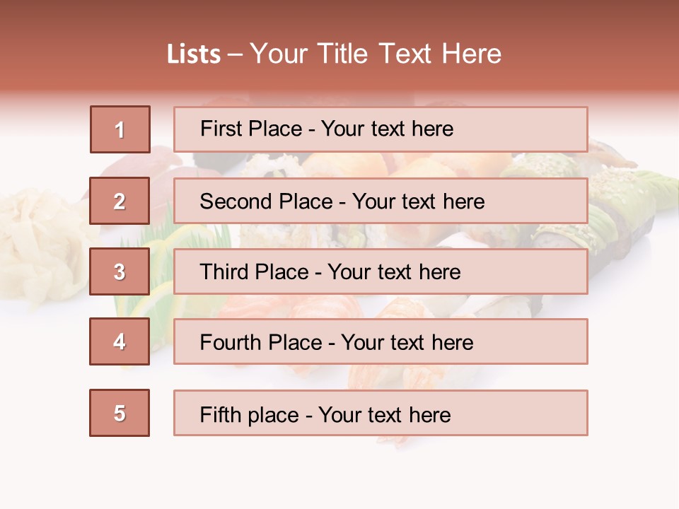 Background Caviar Sea PowerPoint Template