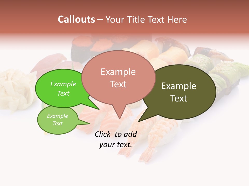 Background Caviar Sea PowerPoint Template