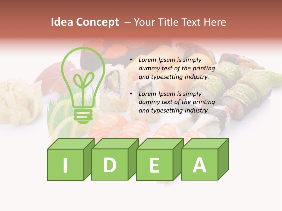 Background Caviar Sea PowerPoint Template