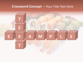 Background Caviar Sea PowerPoint Template