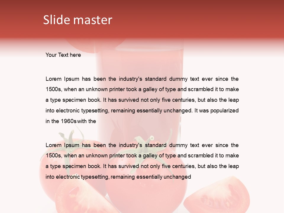 Healthy Eating Vegetable Vegetarian PowerPoint Template