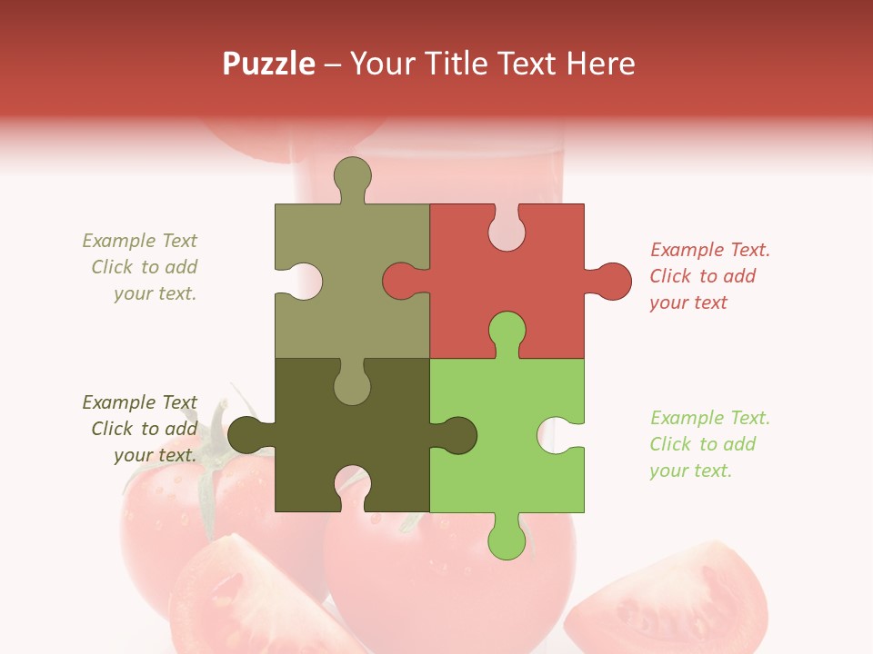 Healthy Eating Vegetable Vegetarian PowerPoint Template