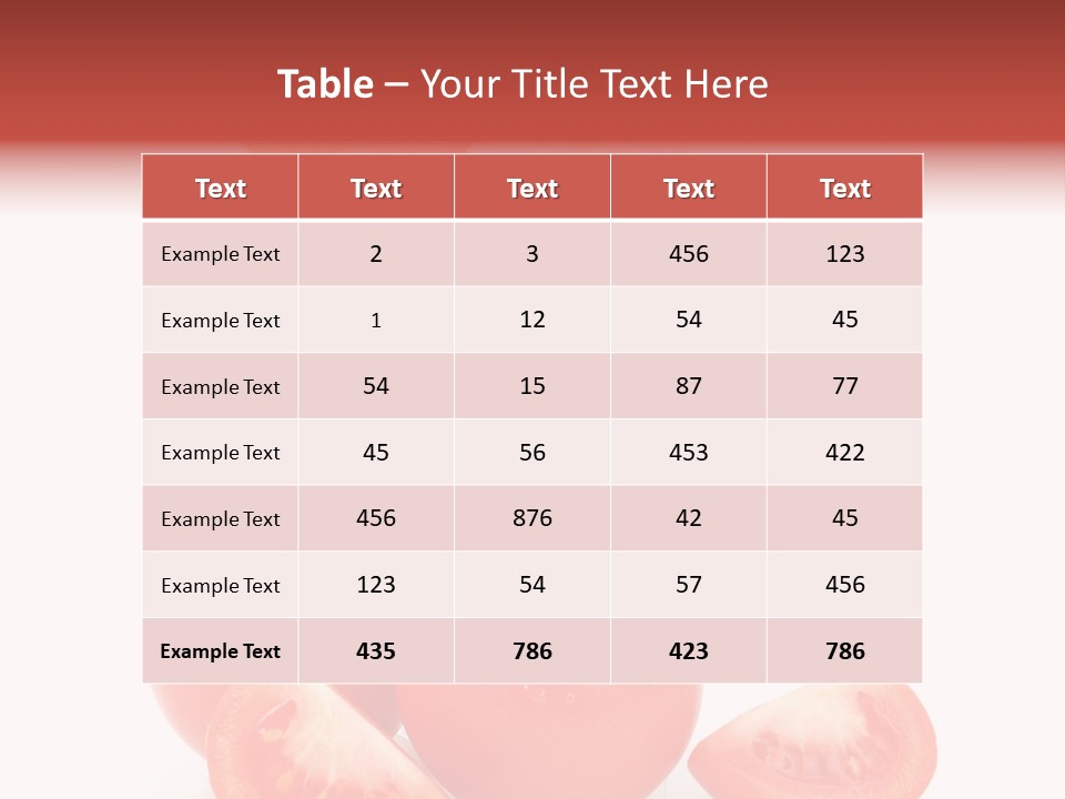 Healthy Eating Vegetable Vegetarian PowerPoint Template