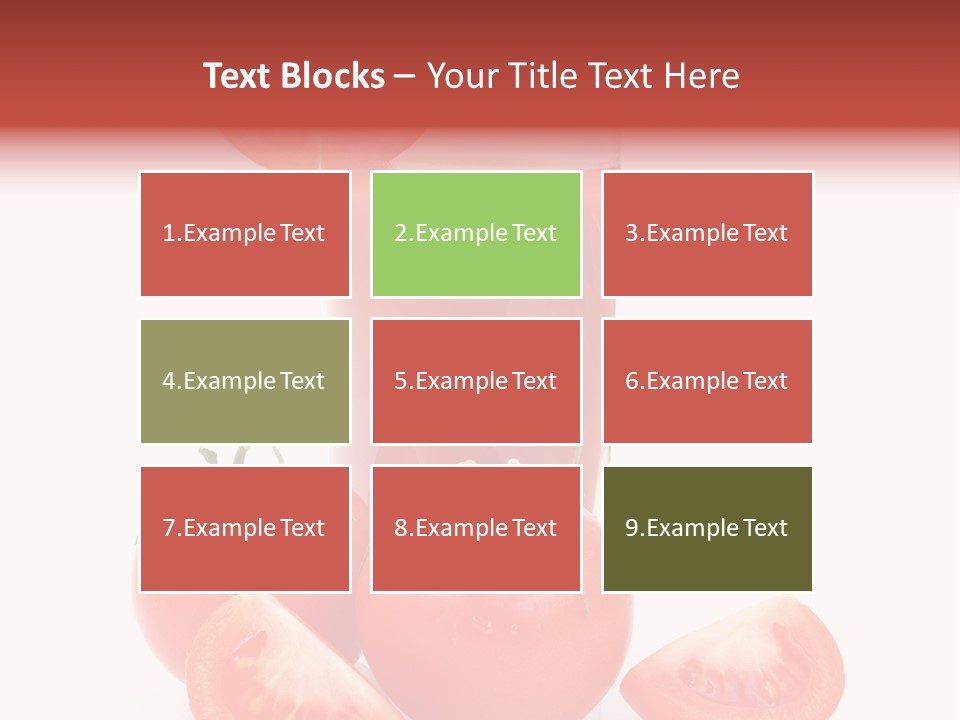 Healthy Eating Vegetable Vegetarian PowerPoint Template