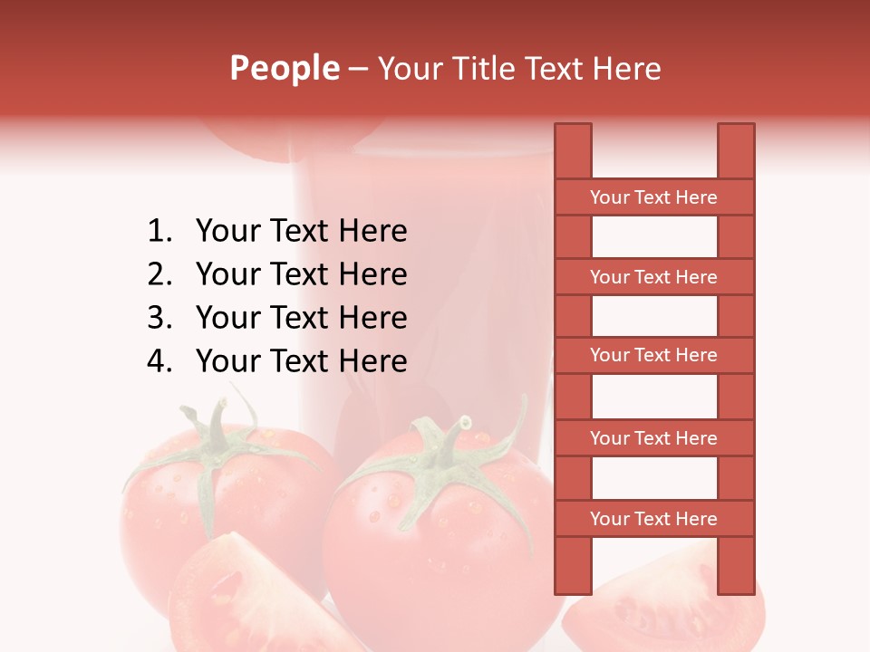 Healthy Eating Vegetable Vegetarian PowerPoint Template