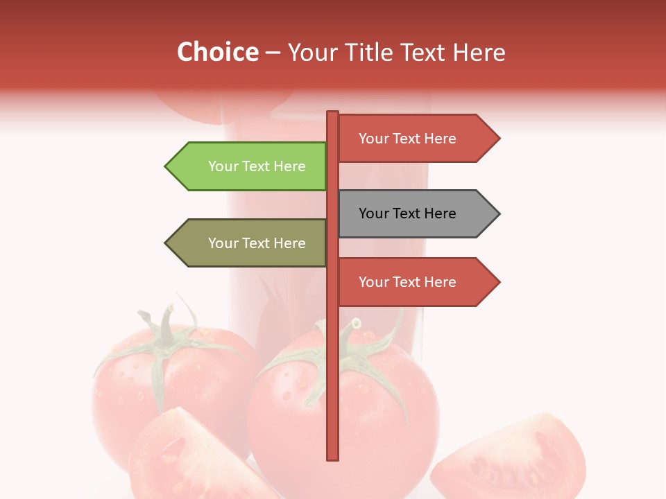Healthy Eating Vegetable Vegetarian PowerPoint Template