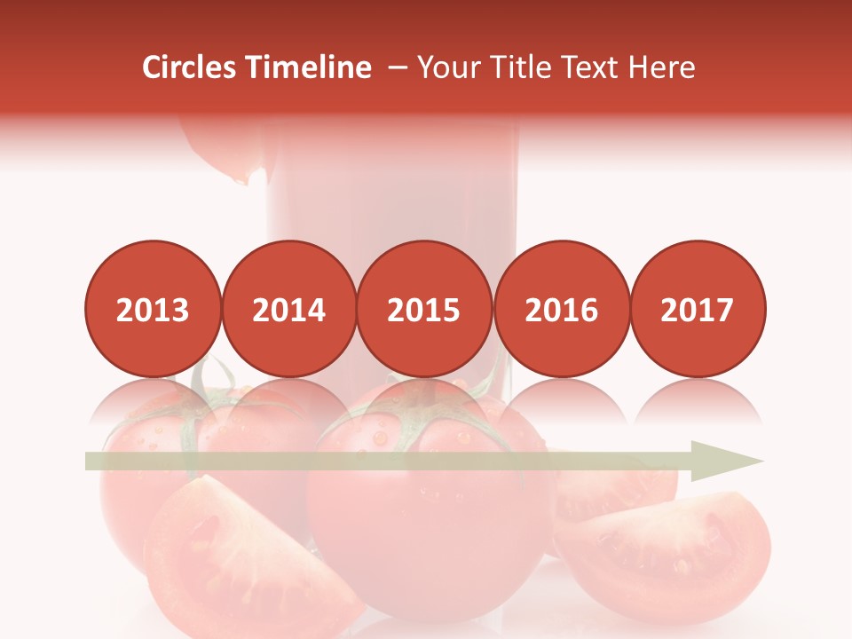 Glass Cut Vegetarian PowerPoint Template