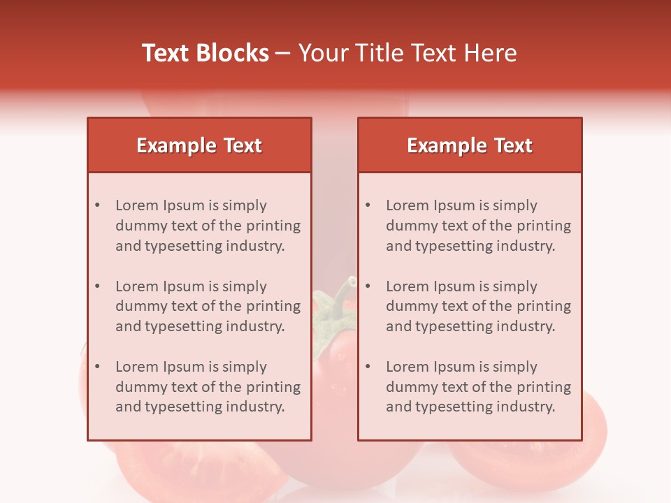 Glass Cut Vegetarian PowerPoint Template