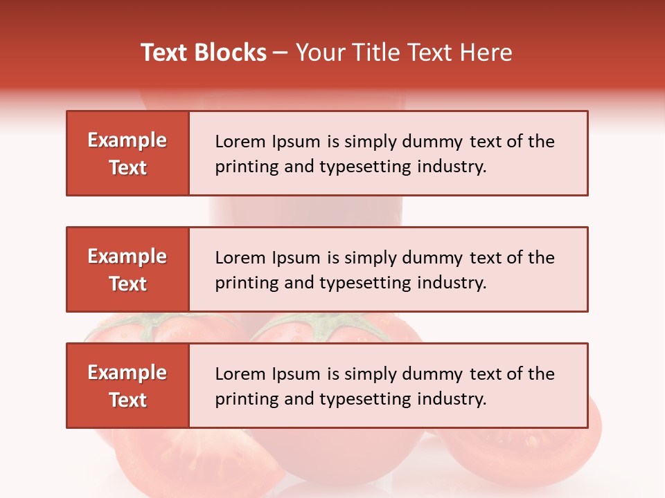 Glass Cut Vegetarian PowerPoint Template
