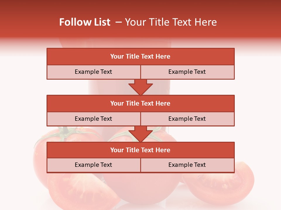 Glass Cut Vegetarian PowerPoint Template